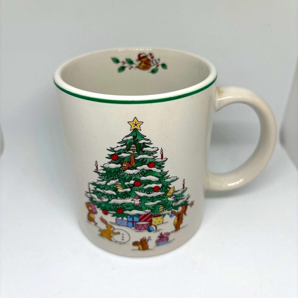 Whimsical Christmas Holiday tree coffee mug